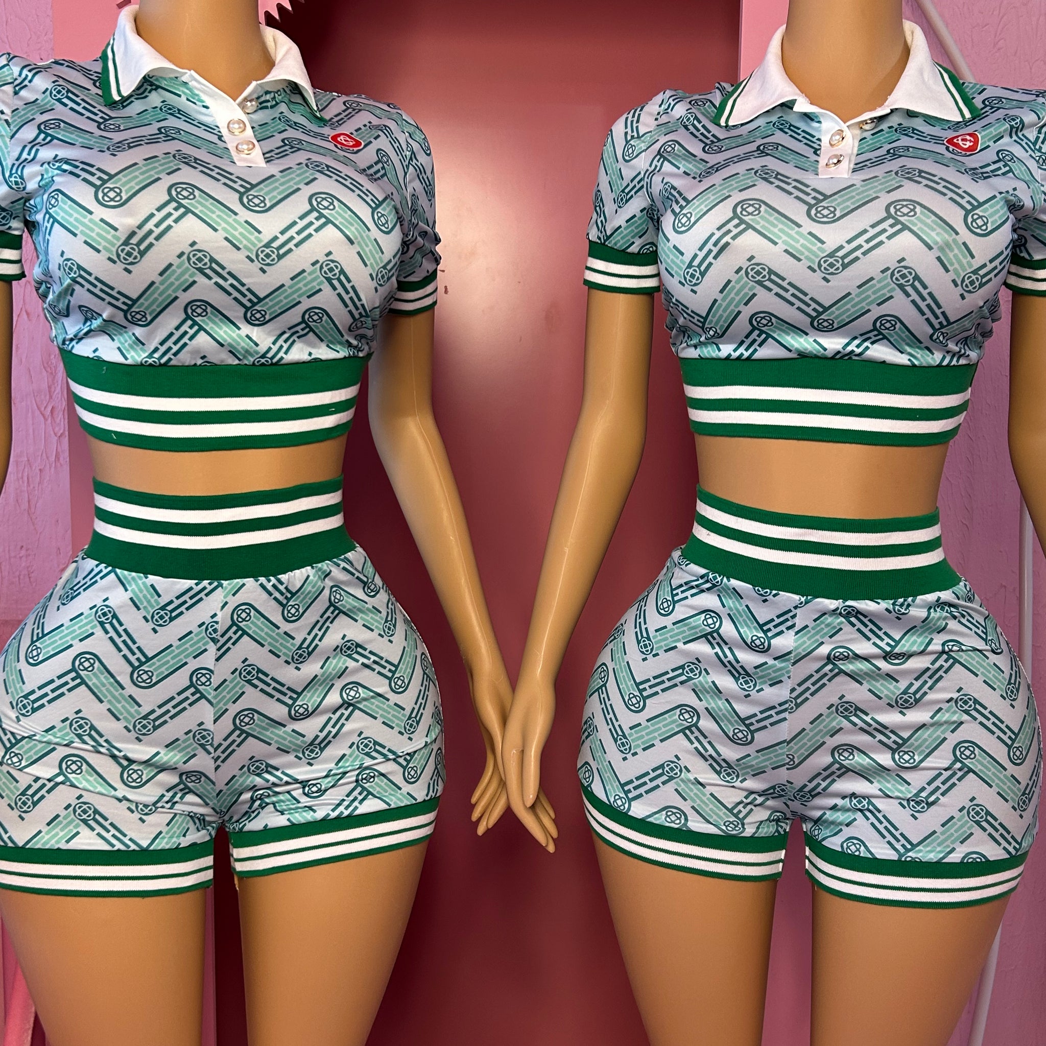 2 Piece Casablanca Short Set