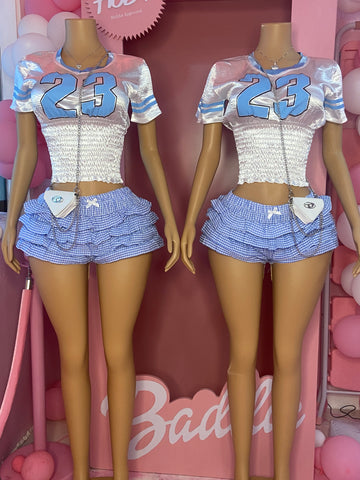 2 Piece Jersey Skort Set