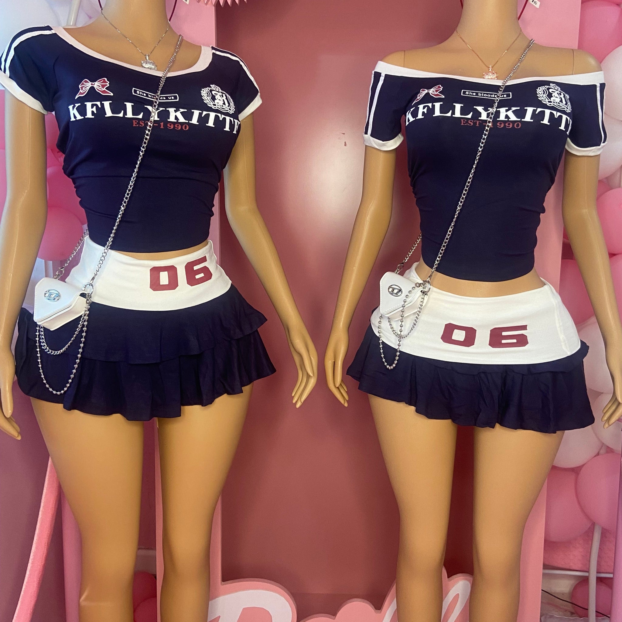 2 Piece Navy Skort Set
