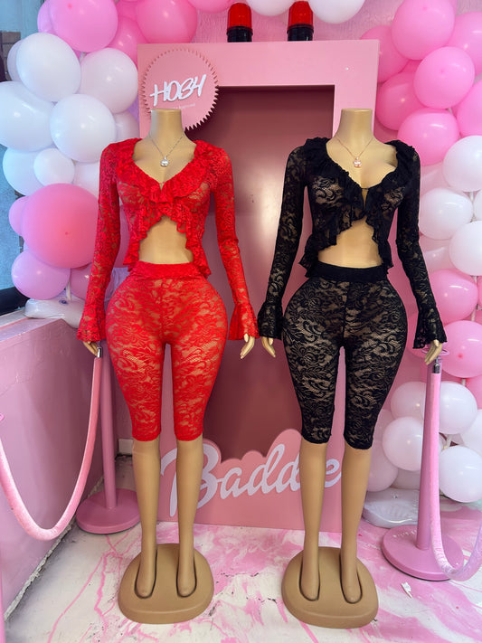 2 Piece Lace Set
