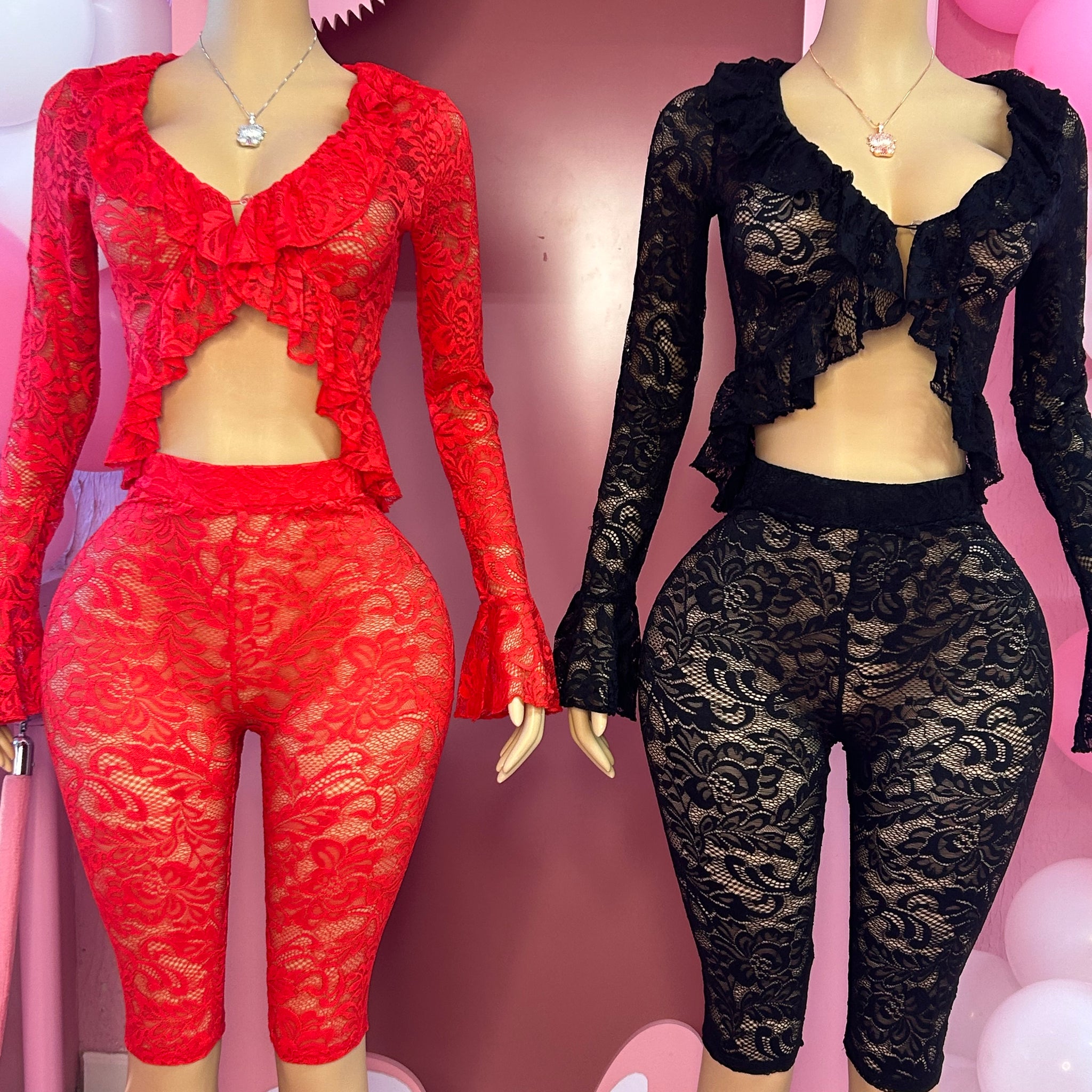 2 Piece Lace Set