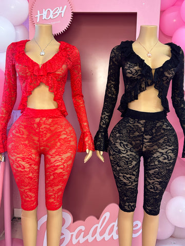 2 Piece Lace Set